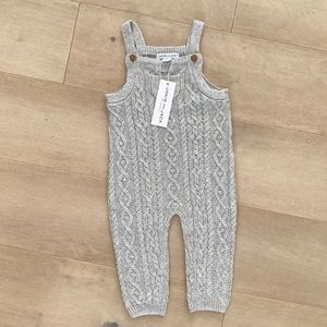 Janie and Jack Knit Overalls size 3-6 months
